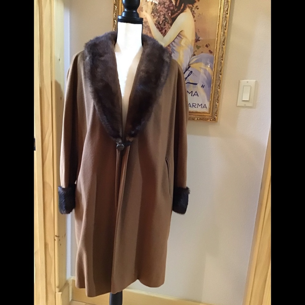 Vintage Cashmere and Mink Coat